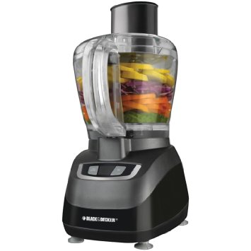 BLACK DECKER FP1600B 8-Cup Food Processor, Black