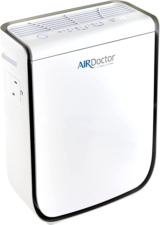 AIRDOCTOR AD2000 4-in-1 Air Purifier for Small & Medium Rooms with UltraHEPA, Carbon & VOC Filters Air Quality Sensor Automatically Adjusts Filtration Removes Particles 100x Smaller Than HEPA Standard