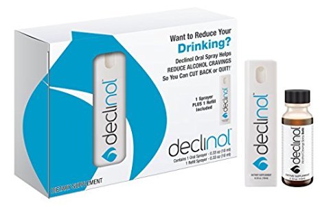 Declinol- Regular Strength Alcohol Cravings Sprayer (With REFILL)