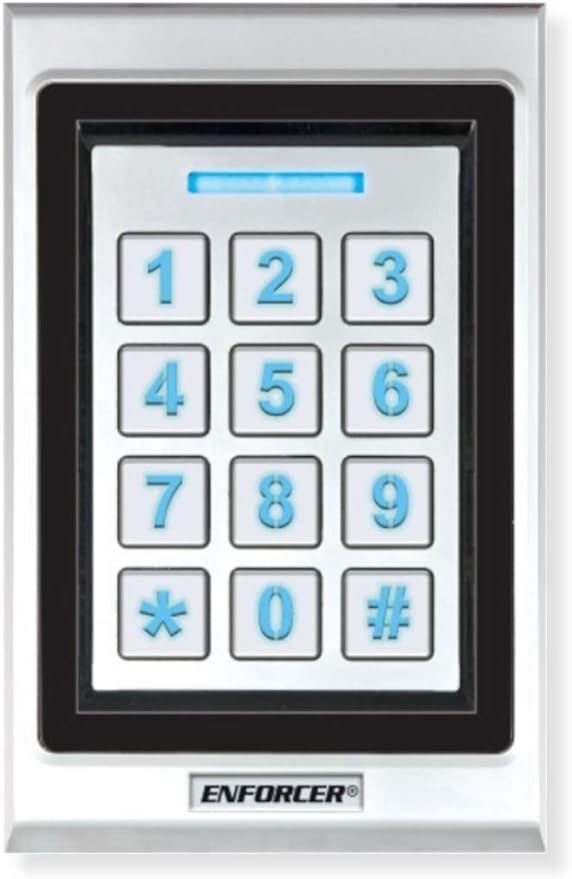 Seco-Larm SK-B141-PQ Bluetooth Access Controller, Single-Gang Keypad with Prox; App-Based Programming; Secure, Integrated Wireless Technology; 1000 Users; IP65 Weather Resistant