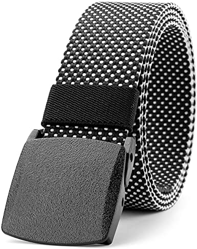 JASGOOD Nylon Belt Outdoor Belt Reversible Belt Tactical Duty Belt with YKK Plastic Buckle Up to 48 inch