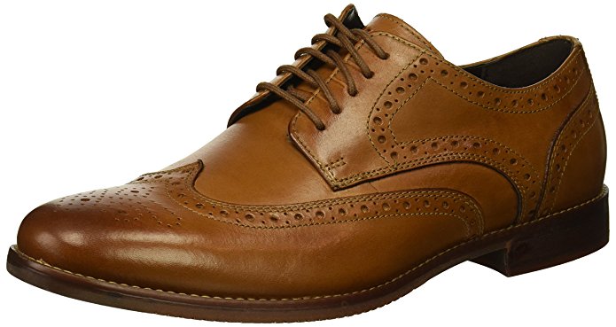 Rockport Men's Derby Room Wingtip Shoe in Black