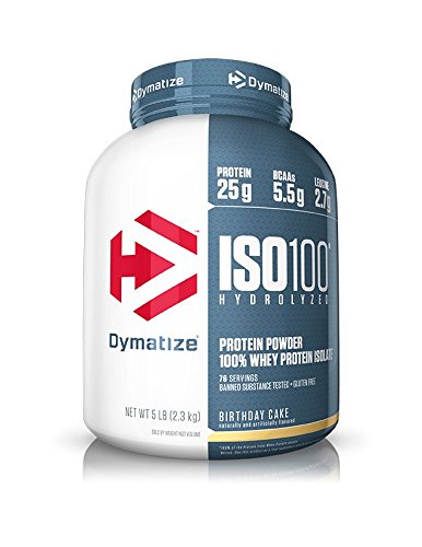 Dymatize Nutrition ISO 100 - 5 Lbs (Birthday Cake)