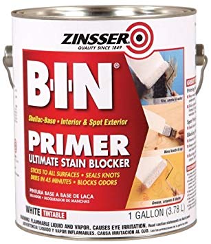 Zinsser B-I-N Shellac-Base Primer, 1-Gallon, White