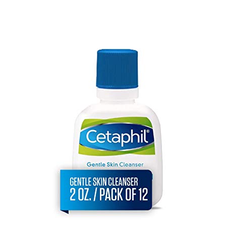 Cetaphil Gentle Skin Cleanser for All Skin Types, Face Wash for Sensitive Skin, 2 Fl Oz (Pack of 12)