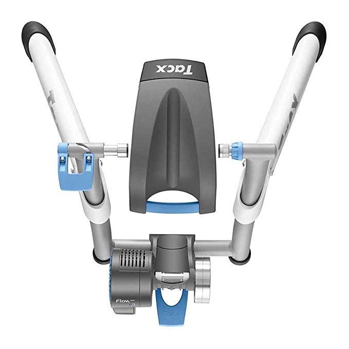 Tacx Flow Smart Trainer, Bluetooth and ANT+ Capable, Ready for Zwift, Training Base, Electro Brake, Simulate 6% Slope, 800 Watt