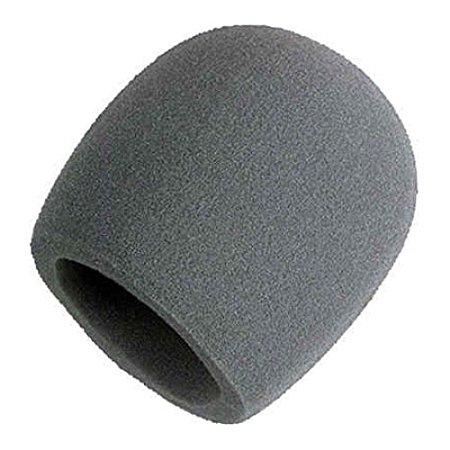 Shure A58WS-GRA Foam Windscreen for All Shure Ball Type Microphones, Gray
