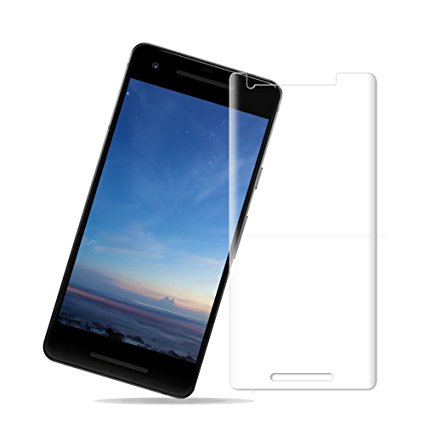 [1Pack]Google Pixel 2 Screen Protector,Hoperain [Tempered Glass] Screen Protector with [9H Hardness][Full Screen] Coverage] [Crystal Clear][Easy Bubble-Free] Installation]