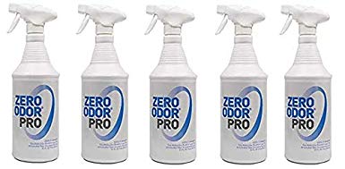 Zero Odor Pro - Commercial Strength Odor Eliminator - Neutralizer - Deodorizer - Smell Remover - Trigger Spray (32-Ounce) (Fivе Расk)