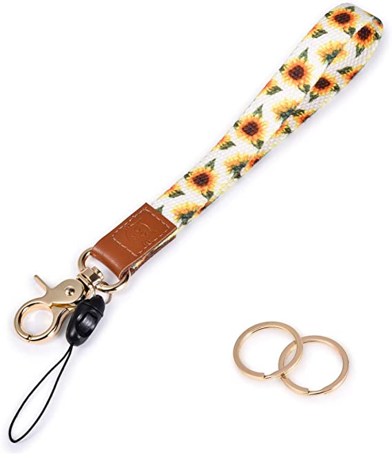 Wristlet Strap for Key, Hand Wrist Lanyard Key Chain Holder (F)