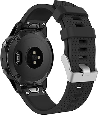 Garmin Fenix 5S Watch Band, MoKo Soft Silicone Replacement Watch Band Strap for Garmin Fenix 5S Smart Watch, Not Fit Fenix 5 5X, Fit 5.31"-8.46"