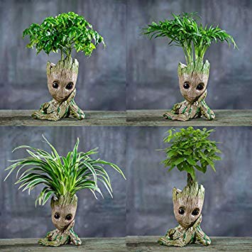 Flowerpot Treeman Baby Groot Succulent Planter Cute Green Plants Flower Pot