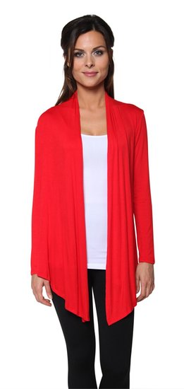 Free to Live Womens Light Weight Open Front Cardigan Sweater Made in USA