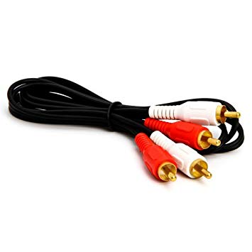 (2) RCA Male to (2) RCA Male Audio Patch Cable, 3ft.