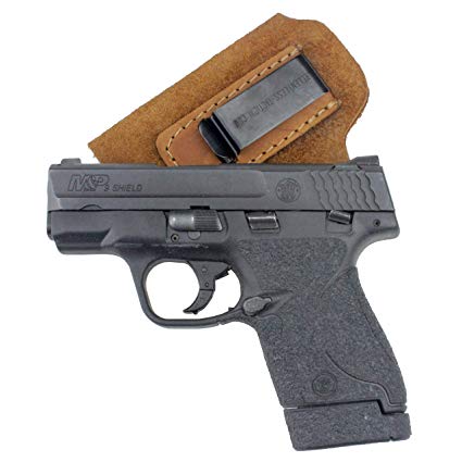 Relentless Tactical The Ultimate Suede Leather IWB Holster - Made in USA - Fits S&W M&P Shield - Glock 17 19 26 43 / Springfield XD & XDS/H&K VP9 & All Similar Handguns