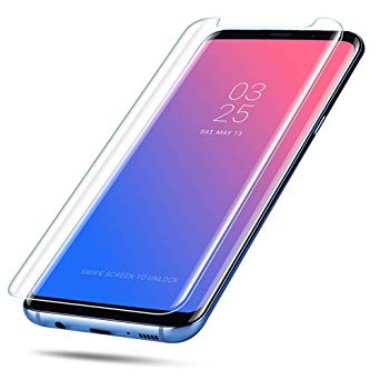 2 Pack Galaxy S8 Glass Screen Protector,[Case Friendly] [Updated Version] Screen Protector HD Glass Screen Protector Compatible Withe Samsung Galaxy S8 Clear