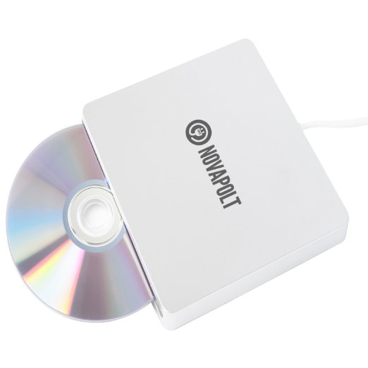 Novapolt External DVD CD Rom Drive Slot for all USB 20 USB 10 Interfaced Devices