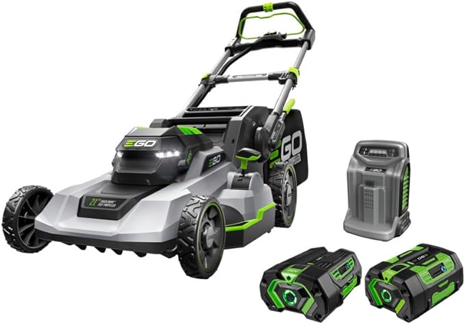 EGO Power  LM2123SP-2 21” Self-Propelled Mower with Touch Drive™ with 4.0Ah   6.0Ah Batteries and 550W Rapid Charger