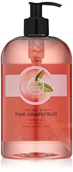 The Body Shop Pink Grapefruit Shower Gel, Paraben-Free Body Wash, Mega-Size, 25.3 Fl. Oz.