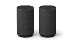 Sony SA-RS5 Wireless Rear Speakers with Built-in Battery for HT-A7000, Black