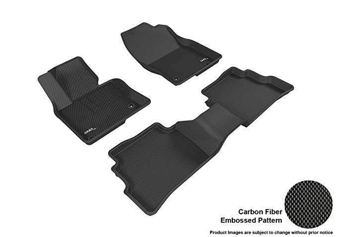 3D MAXpider L1MZ05801509 Black All-Weather Floor Mat for Select Mazda Cx-5 Models Complete Set