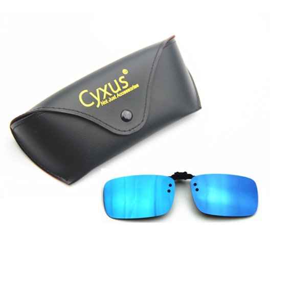 Cyxus Flash Polarized Mirrored Sunglasses Clip-On Glasses, Men & Women