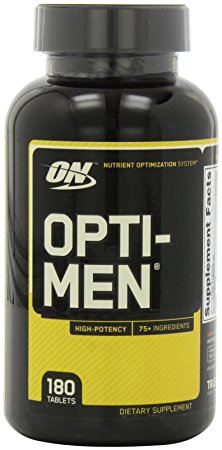 Optimum Nutrition, Opti-Men, Nutrient Optimization System, 180 Tablets