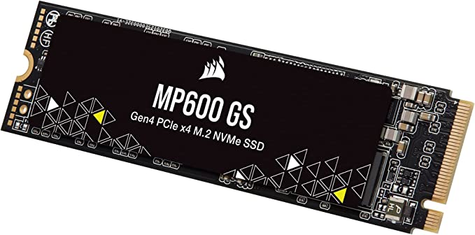 Corsair MP600 GS 2TB PCIe Gen4 x4 NVMe M.2 SSD – High-Density TLC NAND – M.2 2280 – DirectStorage Compatible - Up to 4,800MB/sec – Great for PCIe 4.0 Notebooks - Black