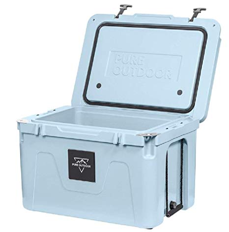 Monoprice Emperor Cooler - 25 Liters - Blue | Securely Sealed, Ideal for The Hottest and Coldest Conditions - Pure Outdoor Collection