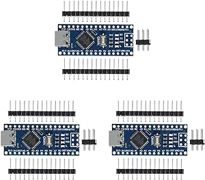 HiLetgo 3pcs Nano 3.0 ATmega328P Type-C USB CH340 Controller Board Compatible to Arduino Nano CH340 USB Driver Nano V3.0 ATmega328