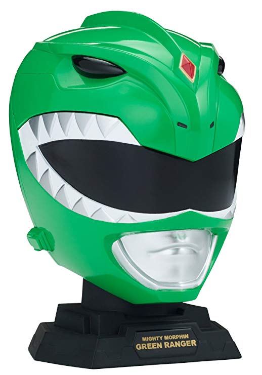 Power Rangers Legacy Mighty Morphin Green Ranger Helmet Display Set