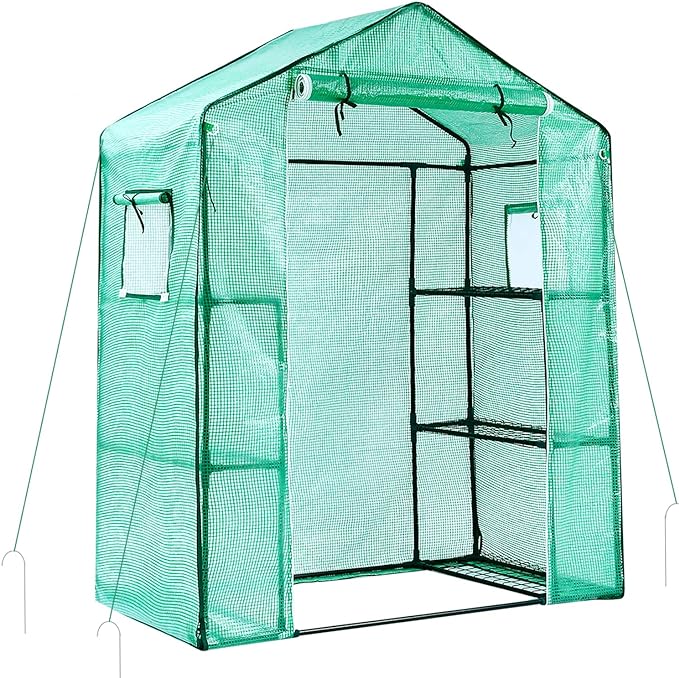 Greenhouse Cover Replacement, Plastic Cover for 56x28.7x76.8 Inch Green House (Cover Only)