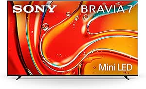 Sony 65 Inch Mini LED QLED 4K Ultra HD TV BRAVIA 7 Smart Google TV with Dolby Vision HDR and Exclusive Features for Playstation®5 (K-65XR70)