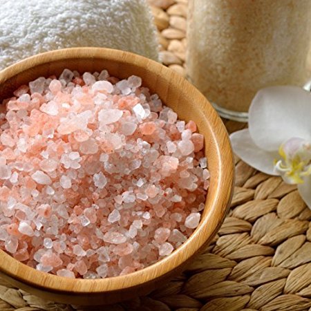 The Spice Lab Pink Himalayan Crystal Bath Sea Salt - Fast Dissolving Coarse Grain - Nutrient and Mineral Fortified For Health (5 Pound)
