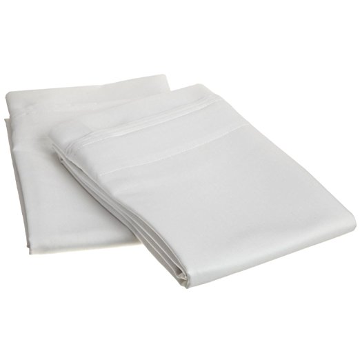 LIQUIDATION SALE - 300 Thread Count HIGH QUALITY 100% Egyptian Cotton 2 PC Pillowcase Set - Queen/Standard Size (20" X 30"), Solid White