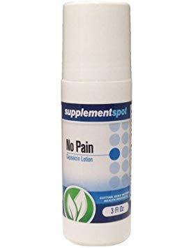 No Pain Capsaicin Lotion, 3 oz roll-on bottle