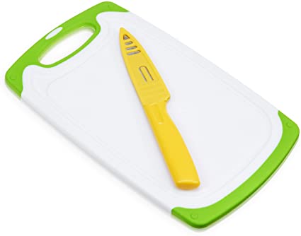 True Small Paring Knife Set Cutting Board, Multicolor