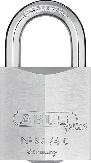 Abus Plus 88 Series Brass Padlock 40mm, Keyed Different