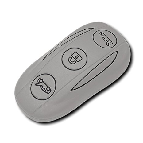 Silicone FobPocket for the Tesla Model X (Tesla Silver)