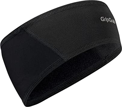 GripGrab Thermal Winter Cycling Headband with Windproof Forehead Lightweight Under Helmet Bicycle Head Band Running Headband