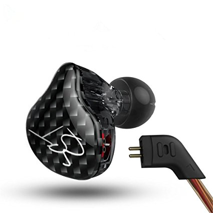 Easy KZ ZST Hybrid Banlance Armature with Dynamic In-ear Earphone 1BA 1DD Hifi Headset (ZST no mic)