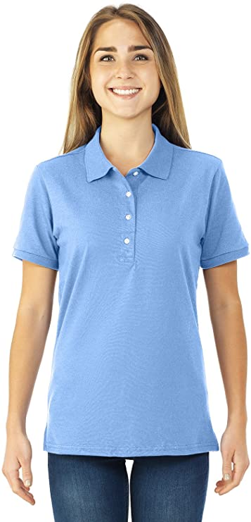 Jerzees Ladies' 5.6 oz., 50/50 Jersey Polo with SpotShield 437W