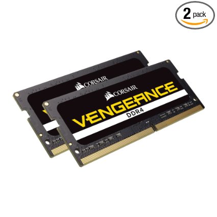 CORSAIR Vengeance Performance 32GB (2x16GB) 260-Pin DDR4 SO-DIMM DDR4 2666 (PC4 21300) Laptop Memory Model CMSX32GX4M2A2666C18