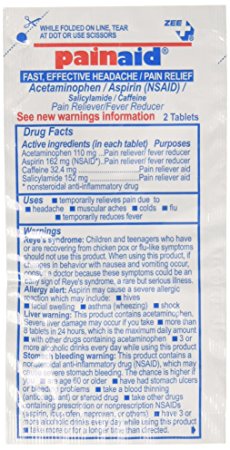 McKesson Painaid Refill For 1599 Zee Medical - (50 packs of 2 which is a total of 100) - Model 1707