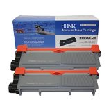 HIINK Compatible Toner Cartridge Replacement for Brother TN660  Black  2-Pack