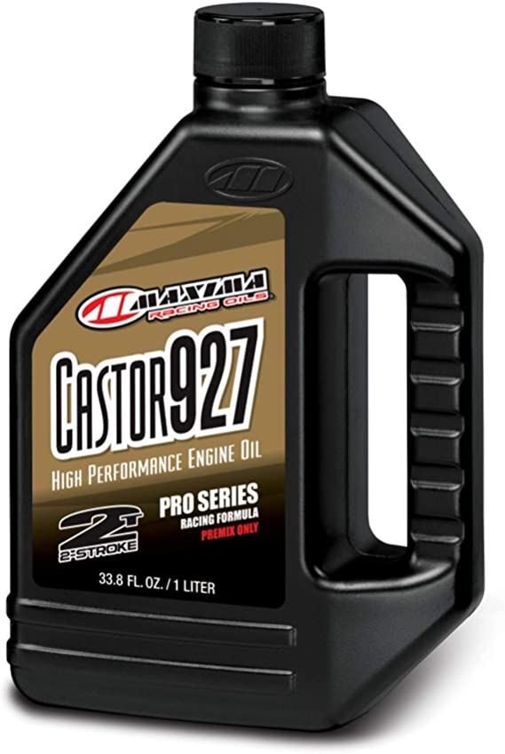 Maxima (23901) Castor 927 2-Stroke Premix Racing Oil - 1 Liter Bottle