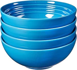 Le Creuset Stoneware Set of 4 Soup Bowls, 22 oz. (6.25") each, Marseille