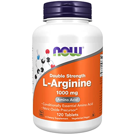 Now Foods Double Strength L Arginine 1000 Mg Tablets - 120 Count