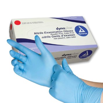 Dynarex Dynaplus Economy Nitrile Gloves, Small, 200 Count