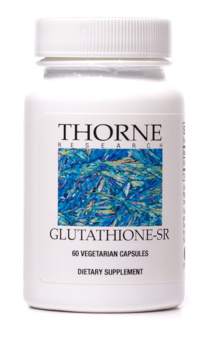 Thorne Research - Glutathione-SR - Sustained Release Glutathione Supplement for Antioxidant Support - 60 Vegetarian Capsules